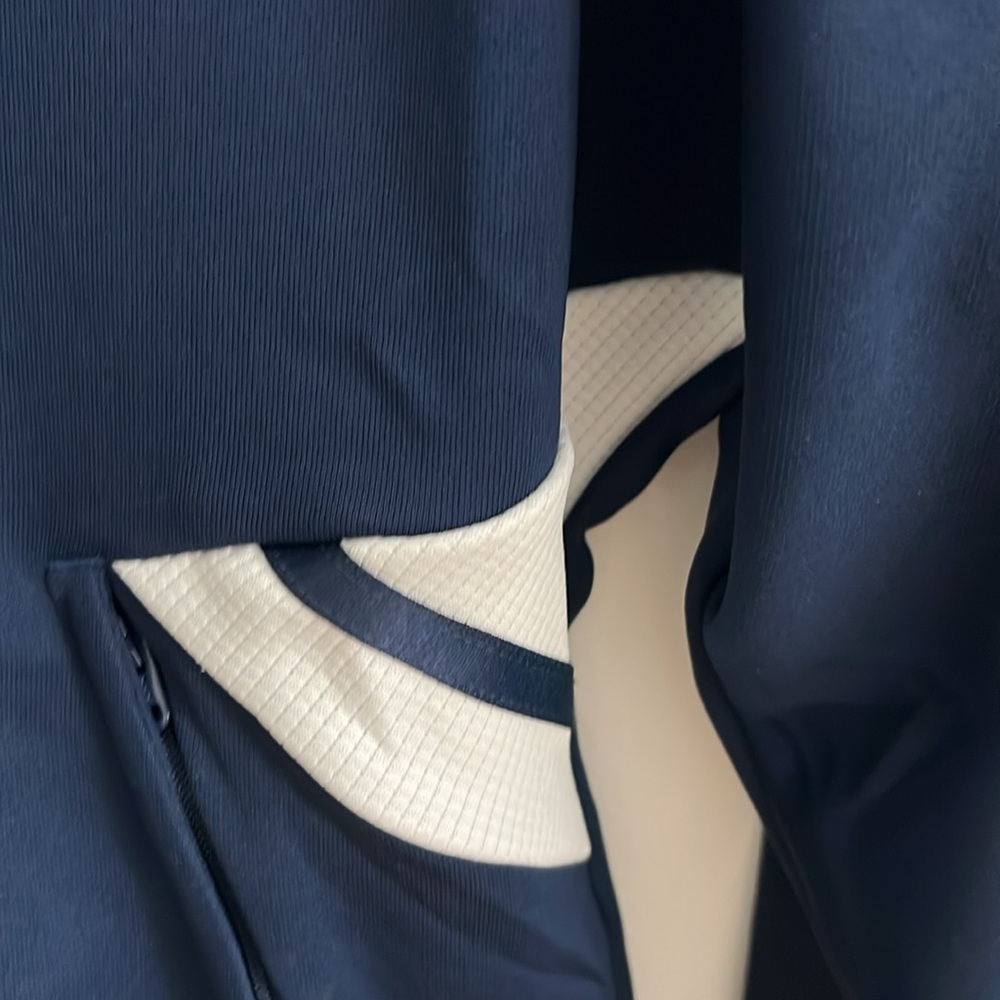 NEW! ADIDAS track jacket blue white S - Picture 7 of 11